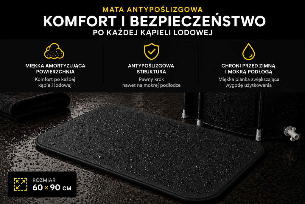 Mata Antypoślizgowa do Wanny Lodowej Secret Form®