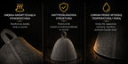 Czapka Do Sauny Secret Form® Filc Wełniany
