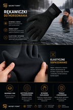 Rękawiczki Neoprenowe 3 mm Do Morsowania Secret Form®